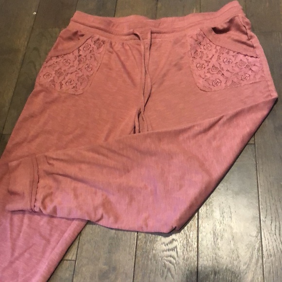 Dusty Rose joggers - Picture 1 of 4
